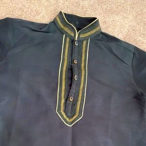 Men’s traditional indian south asian wedding casual sherwani kurta pant set